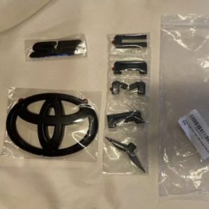 Toyota Camry SE Blackout Emblem Overlays KIT 2018-2023